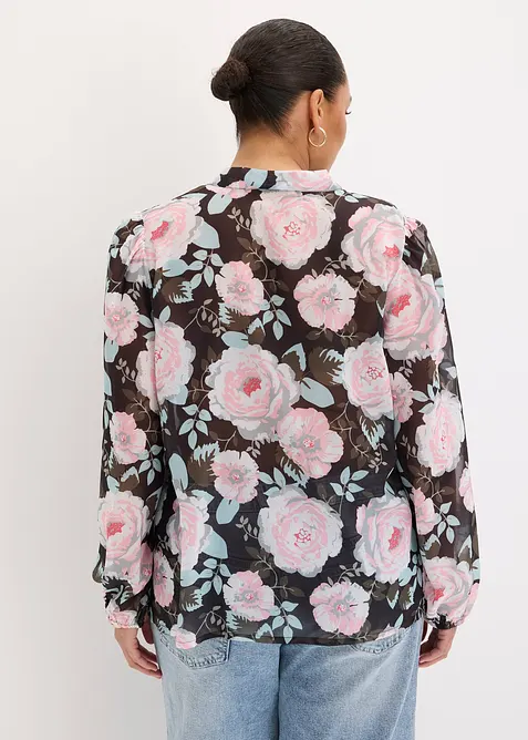 Blouse &agrave; lavalli&egrave;re, bonprix