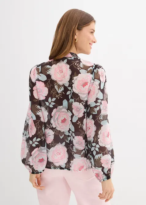 Blouse &agrave; lavalli&egrave;re, bonprix