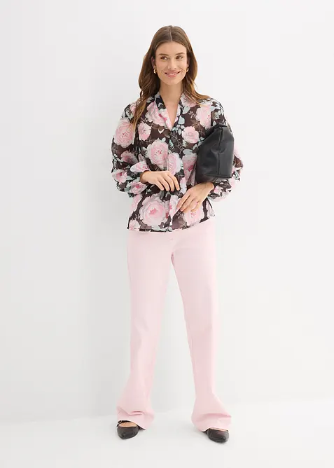 Blouse &agrave; lavalli&egrave;re, bonprix