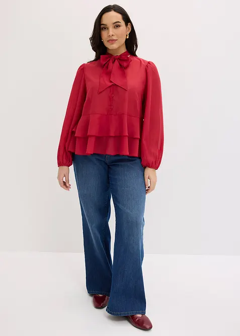 Blouse &agrave; lavalli&egrave;re, bonprix