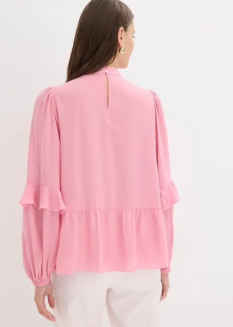 Blouse &agrave; volants, bonprix