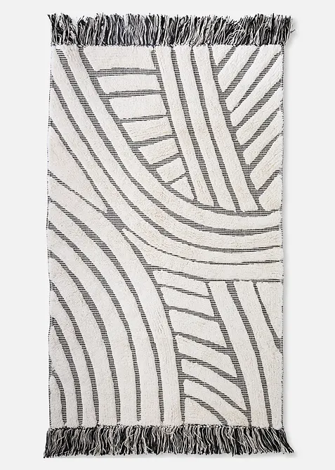 Tapis de bain &agrave; motif graphique, bonprix
