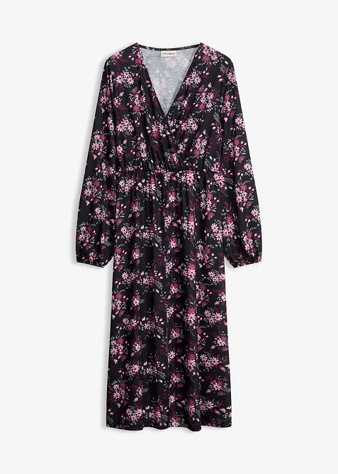 Robe en jersey &agrave; manches ballon, bonprix