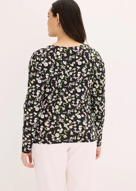 Langarmshirt aus Baumwoll-Mix, bonprix