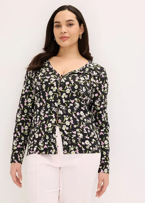 Langarmshirt aus Baumwoll-Mix, bonprix