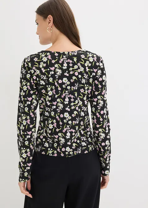 Langarmshirt aus Baumwoll-Mix, bonprix