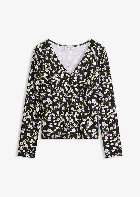 Langarmshirt aus Baumwoll-Mix, bonprix