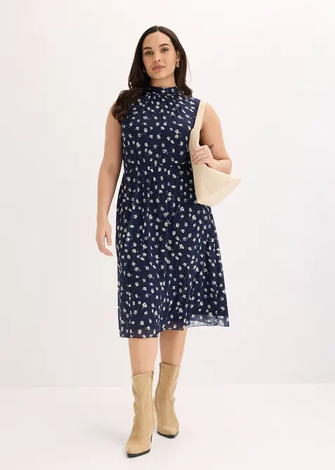 Robe en jersey et mesh fin, bonprix