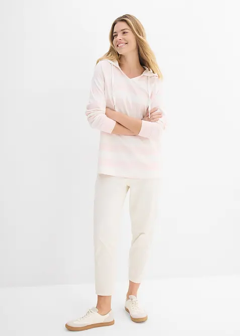 Leichtes Kapuzenshirt aus reiner Baumwolle, bonprix