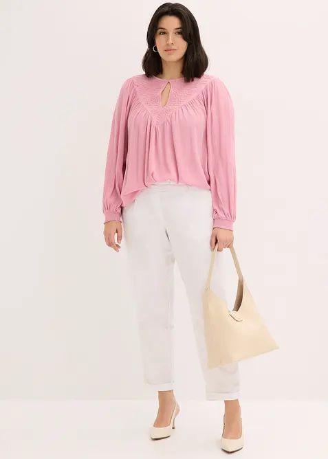 Tunique &agrave; broderie, bonprix