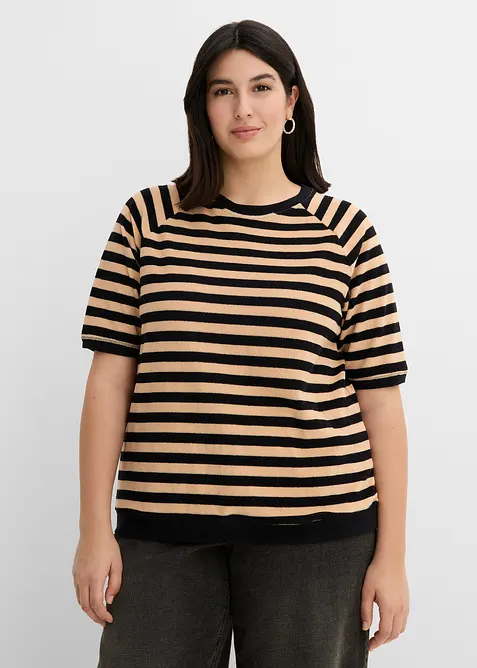 T-shirt en tissu &eacute;ponge doux, bonprix