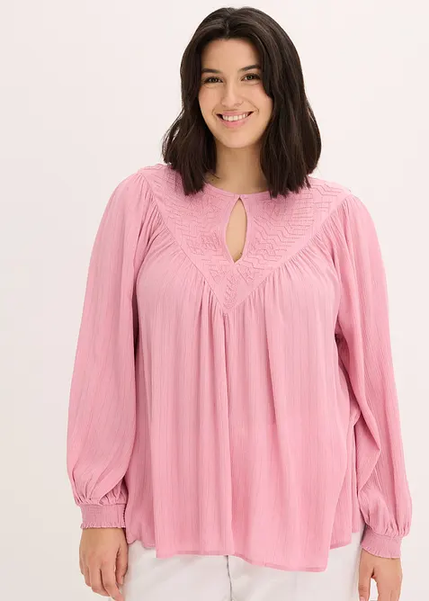 Tunique &agrave; broderie, bonprix