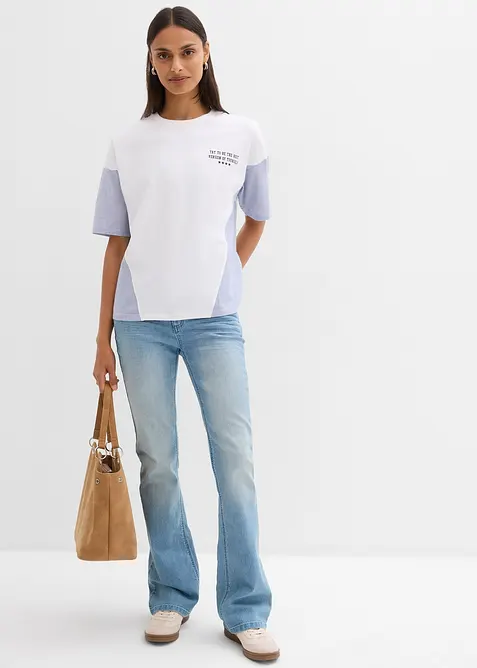 Oversize-Shirt aus Baumwoll-Mix, bonprix