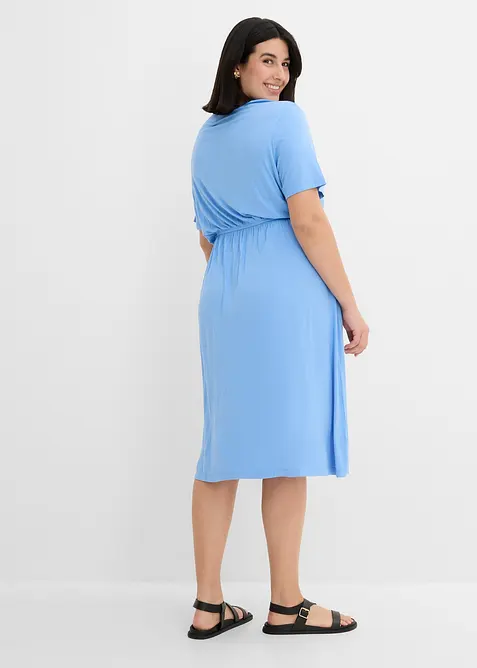 Jerseykleid aus flie&szlig;endem Viskose-Mix, bonprix
