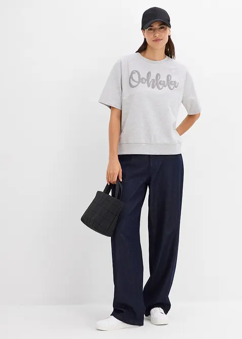 Sweatshirt aus Baumwoll-Mix, bonprix