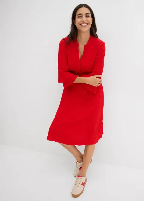 Robe en mati&egrave;re textur&eacute;e, bonprix