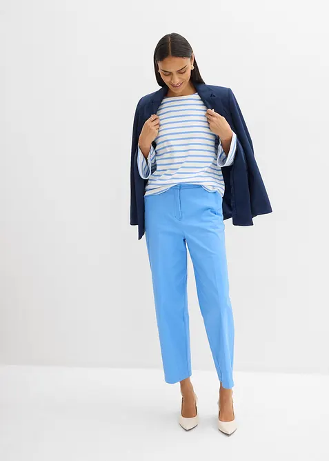 T-shirt manches longues ray&eacute; en coton, bonprix