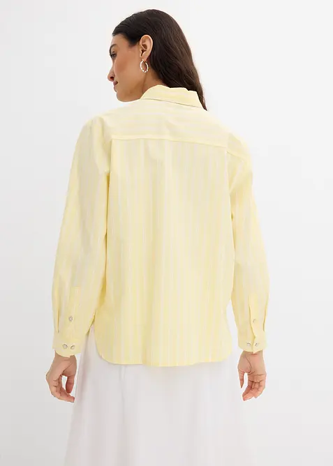 Chemisier ray&eacute; 100% coton, bonprix