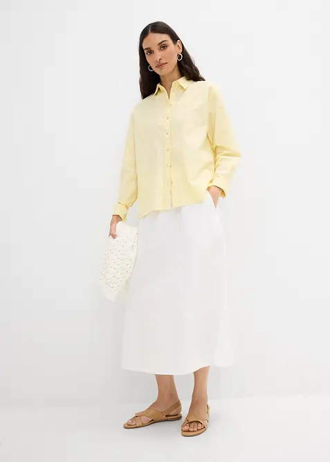 Chemisier ray&eacute; 100% coton, bonprix