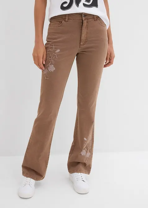 Flared Jeans Mid Waist, Stretch, bonprix