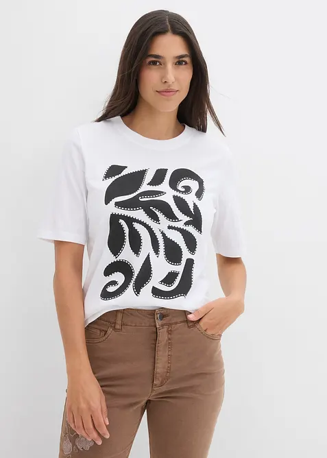 Shirt aus reiner Baumwolle, bonprix