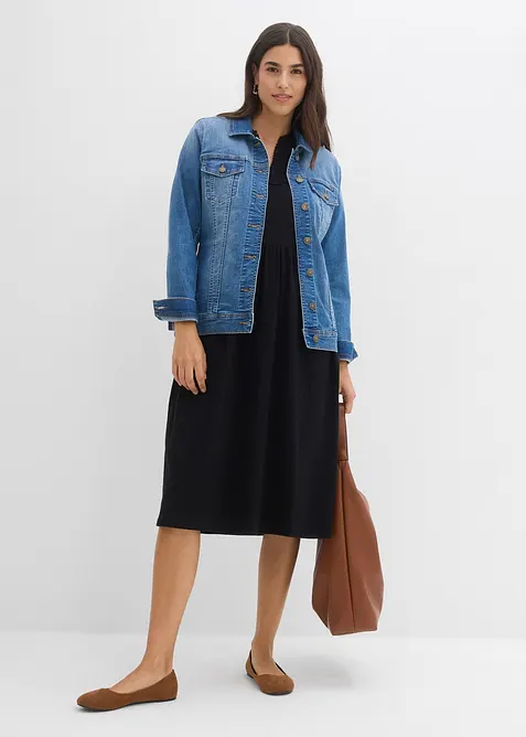 Shirtkleid aus reiner Baumwolle, bonprix