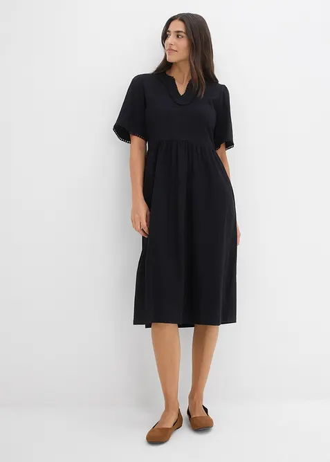 Shirtkleid aus reiner Baumwolle, bonprix