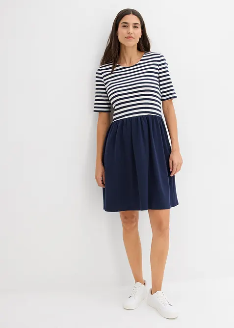 Shirtkleid aus reiner Baumwolle, bonprix