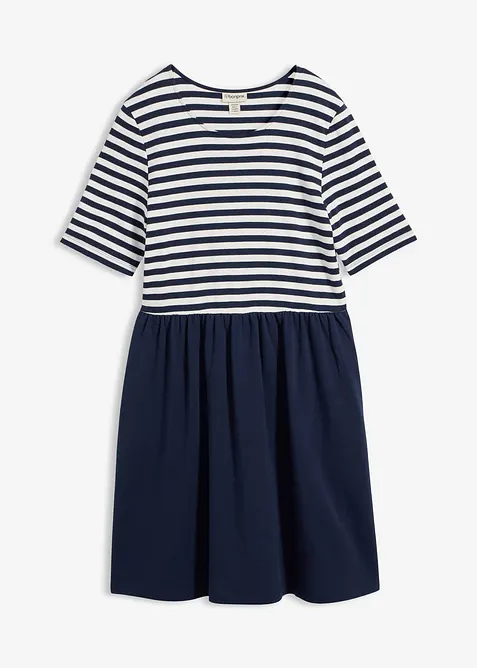 Shirtkleid aus reiner Baumwolle, bonprix