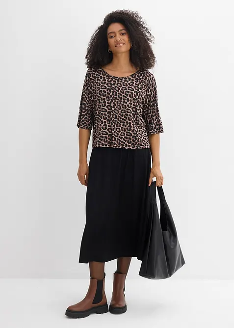 Robe fluide en jersey viscose, bonprix