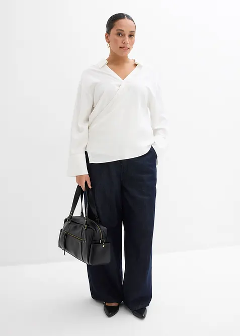 Blouse asym&eacute;trique, bonprix