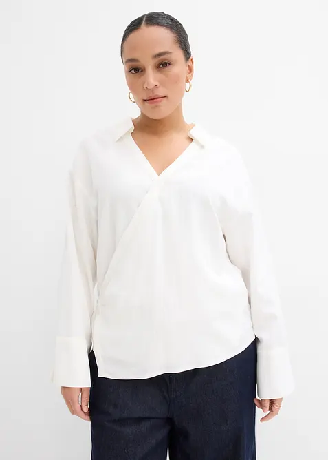 Blouse asym&eacute;trique, bonprix