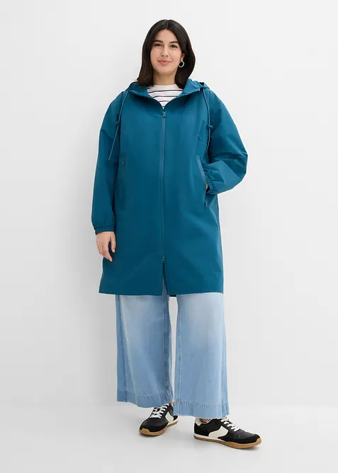 Leichter Regenmantel mit Umh&auml;ngetasche, bonprix