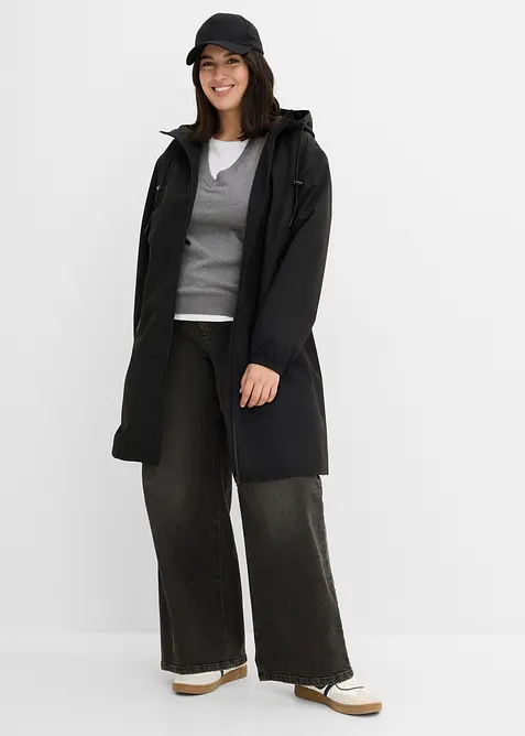 Leichter Regenmantel mit Umh&auml;ngetasche, bonprix