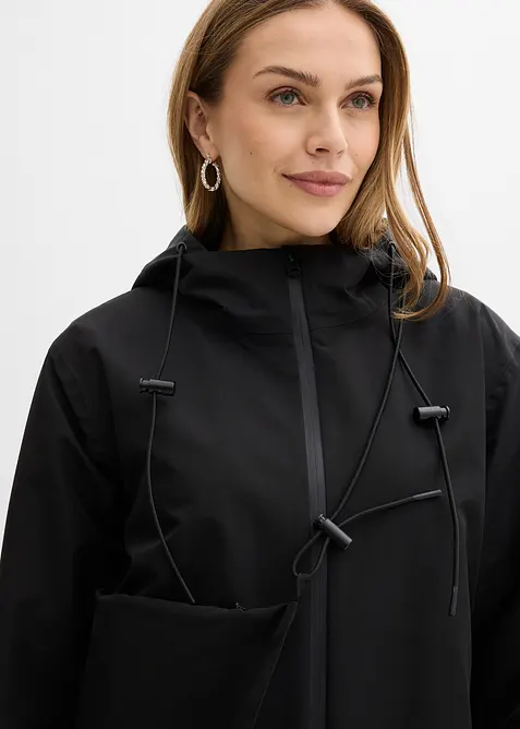 Leichter Regenmantel mit Umh&auml;ngetasche, bonprix