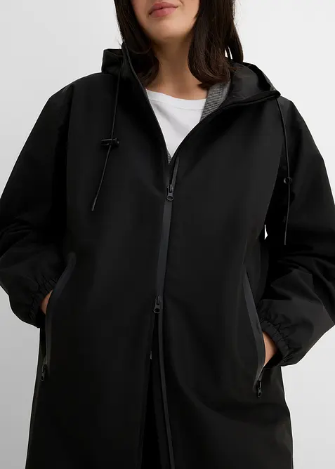 Leichter Regenmantel mit Umh&auml;ngetasche, bonprix