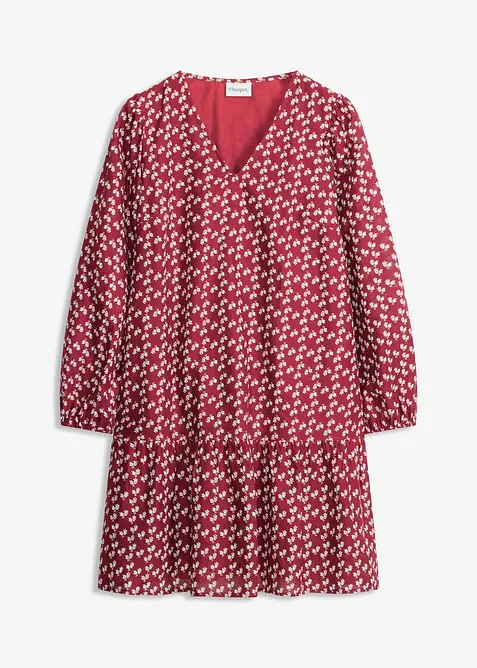 Minikleid aus strukturiertem Crinkle, bonprix