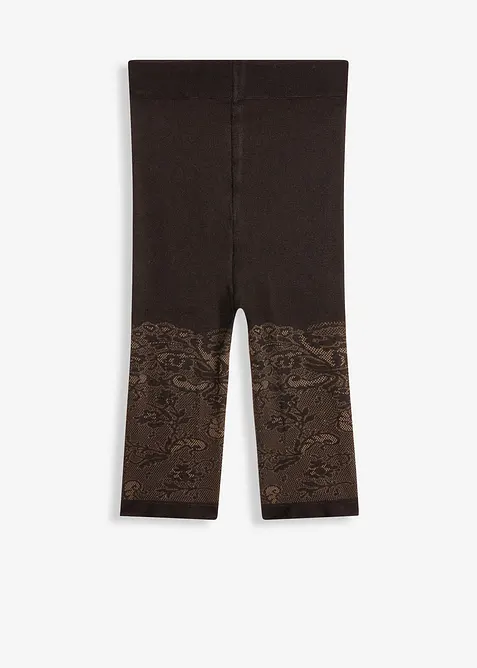 Cycliste anti-frottement avec imprim&eacute; dentelle 110&nbsp;den, bonprix