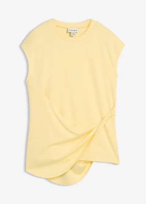 Shirt mit asymmetrischem Saum aus Viskose-Mix, bonprix