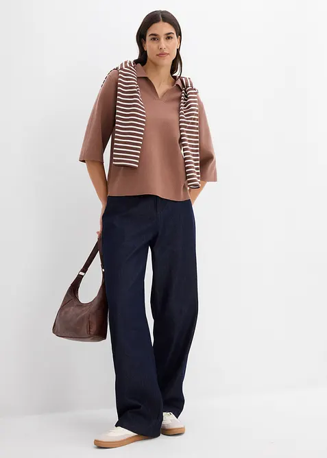 Polo en maille, bonprix