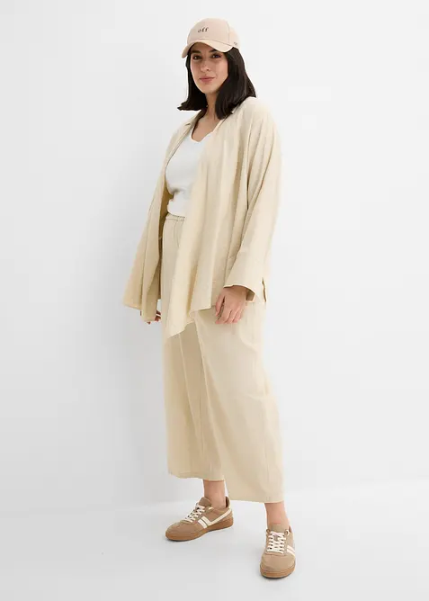 Barrel-Hose aus leichtem Leinen-Mix, bonprix