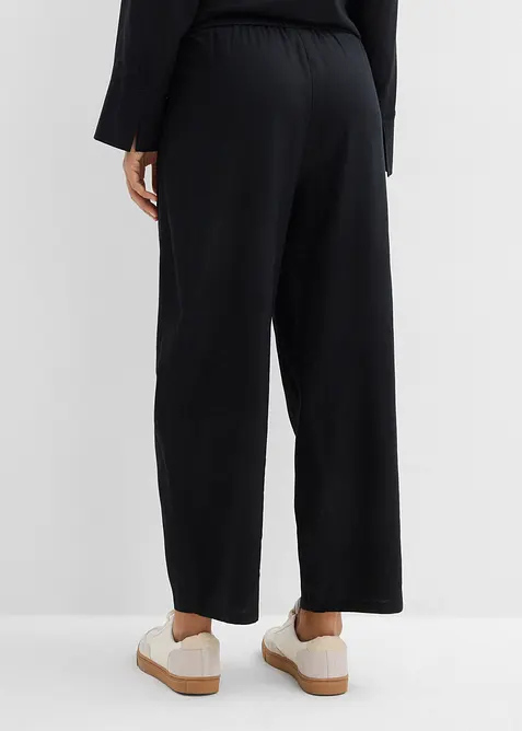 Barrel-Hose aus leichtem Leinen-Mix, bonprix