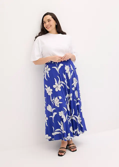 Jupe longue en viscose fluide, bonprix