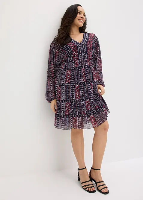 Robe-tunique en mesh doux, bonprix