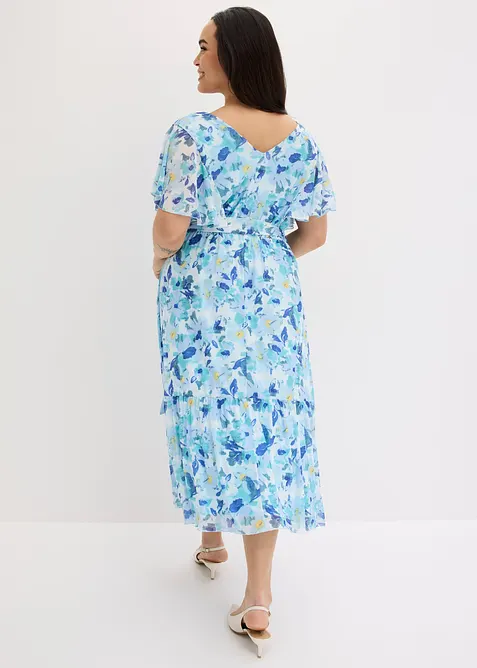 Robe midi en mesh doux, bonprix