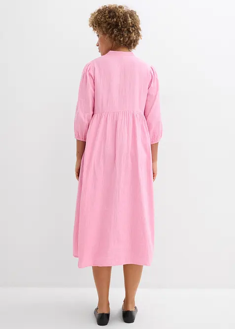 Tunika-Kleid aus softem Musselin, bonprix