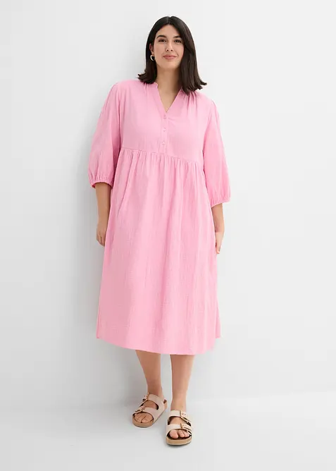 Robe-tunique en gaze de coton douce, bonprix