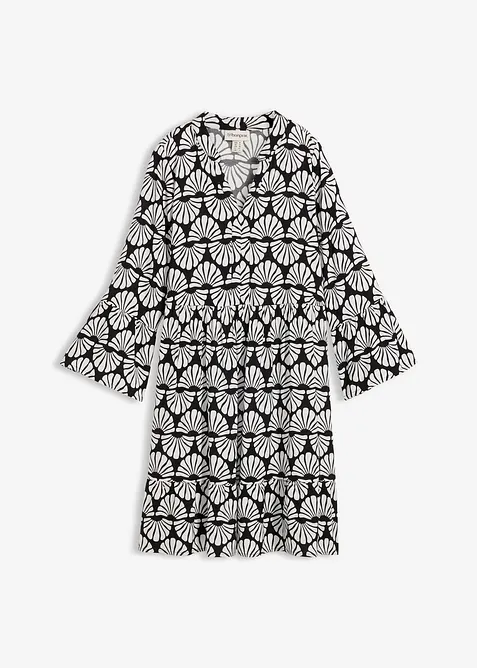 Tunika-Kleid aus flie&szlig;ender Viskose, bonprix