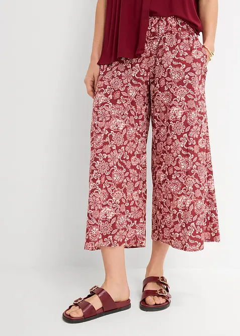 Jupe-culotte en popeline robuste, bonprix