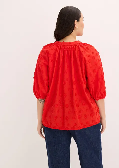 Blouse longue 100% coton, bonprix